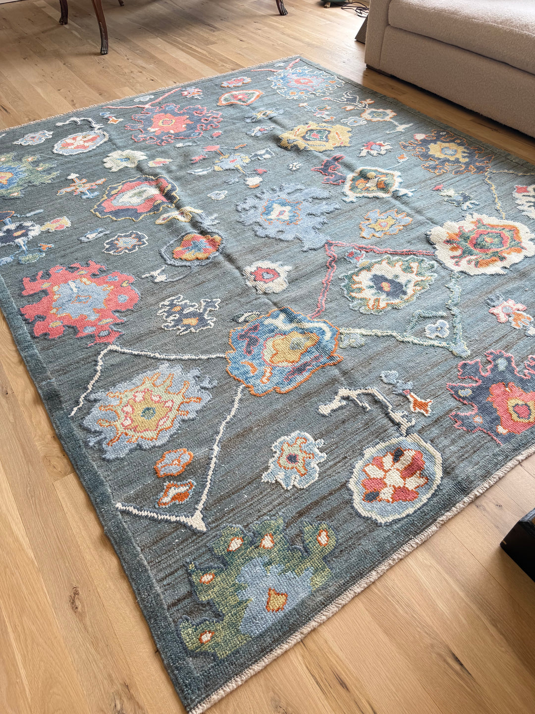 Oushak-Kilim 8.4x10.0 - LillieKat Rugs