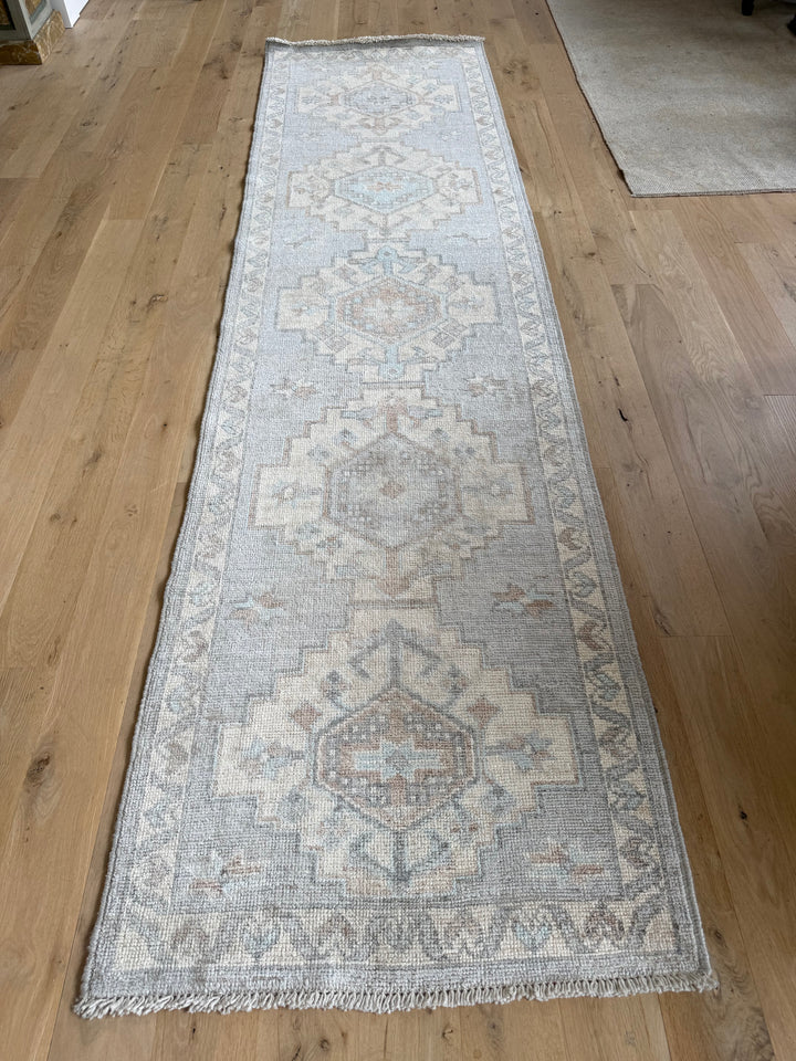 Oushak Runner 2.8x10.7 - LillieKat Rugs