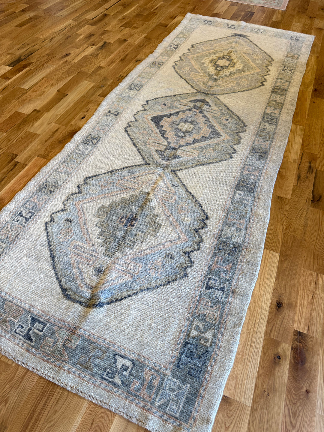 Oushak Gallery Runner 4.1x11.5 - LillieKat Rugs