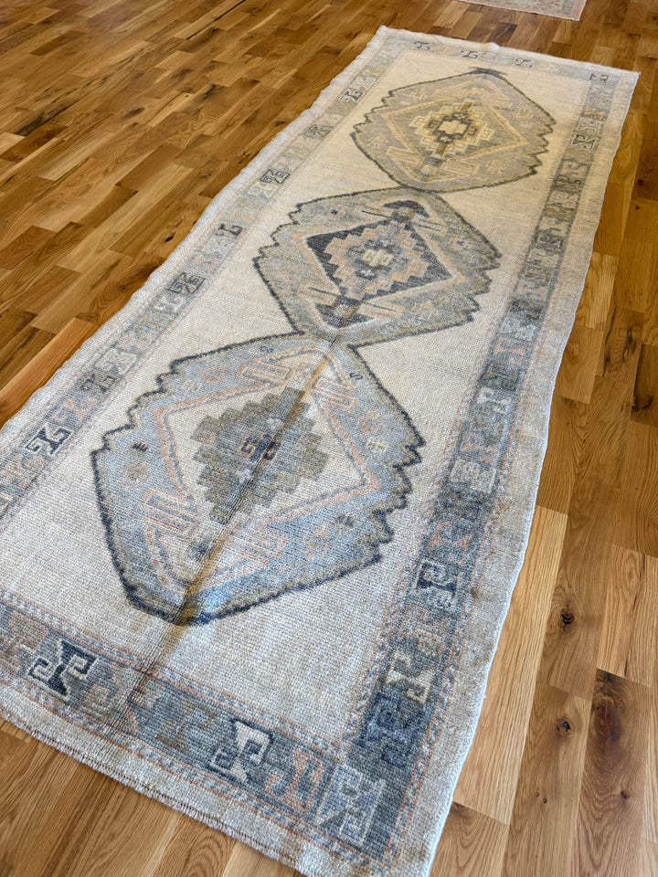 Oushak Gallery Runner 4.1x11.5 - LillieKat Rugs