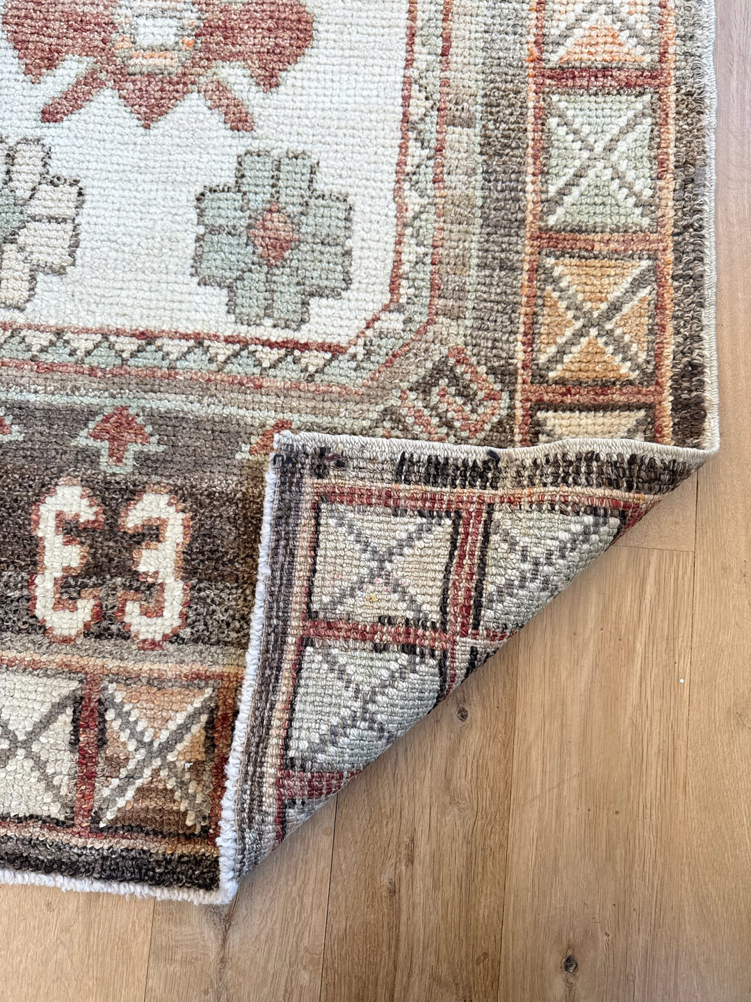 Oushak Runner (OLD WOOL) 3.1x13.7 - LillieKat Rugs