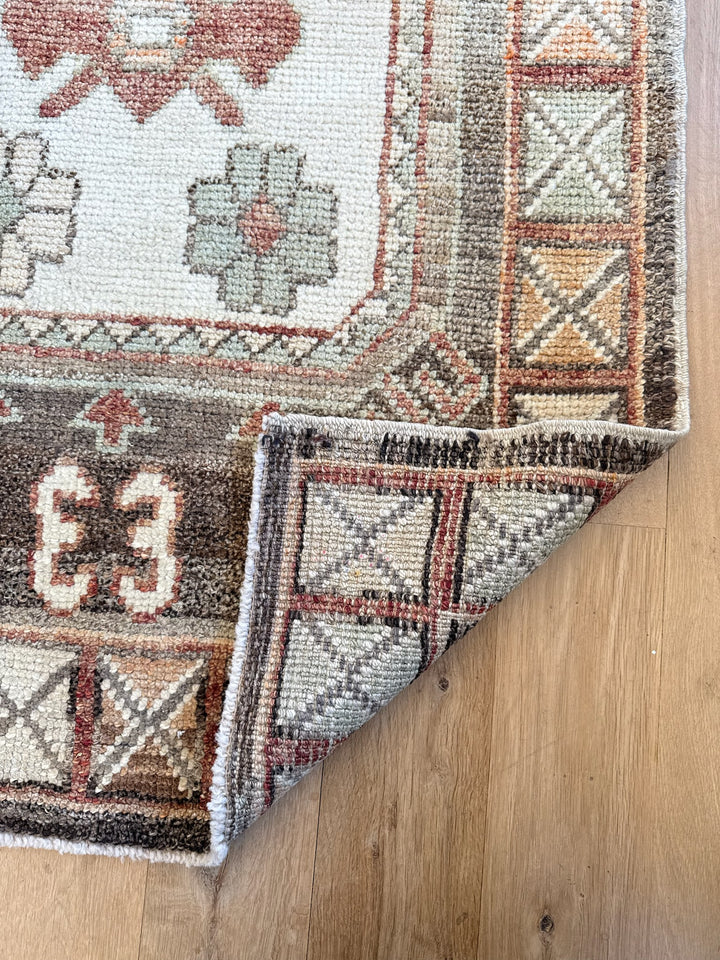 Oushak Runner (OLD WOOL) 3.1x13.7 - LillieKat Rugs