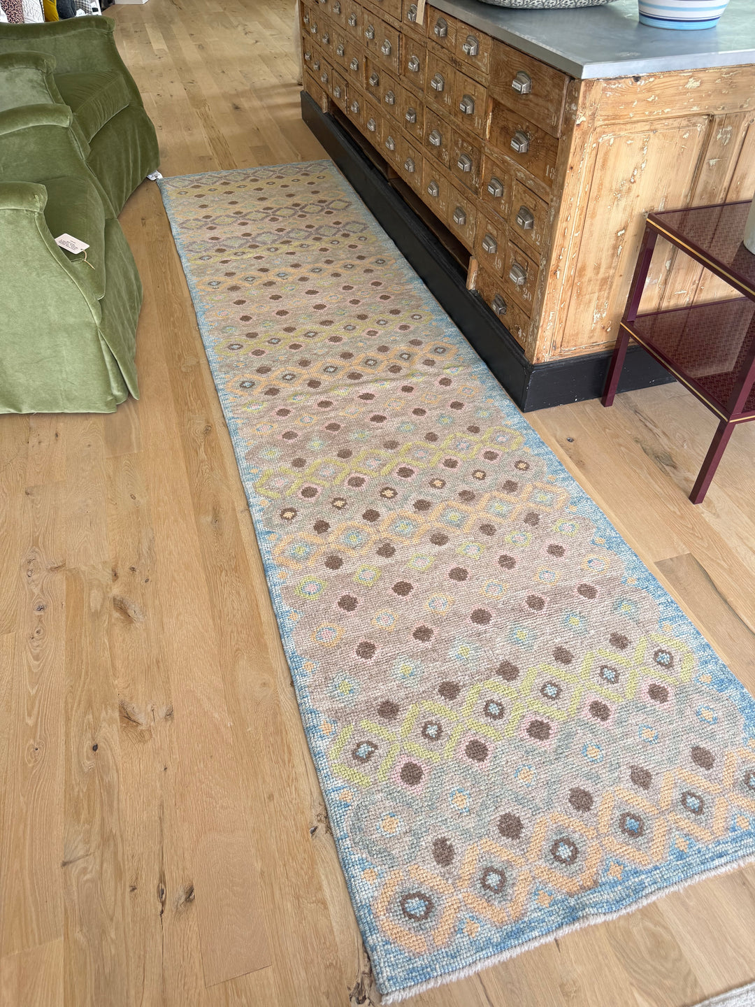 Oushak Runner 2.10x11.6 - LillieKat Rugs