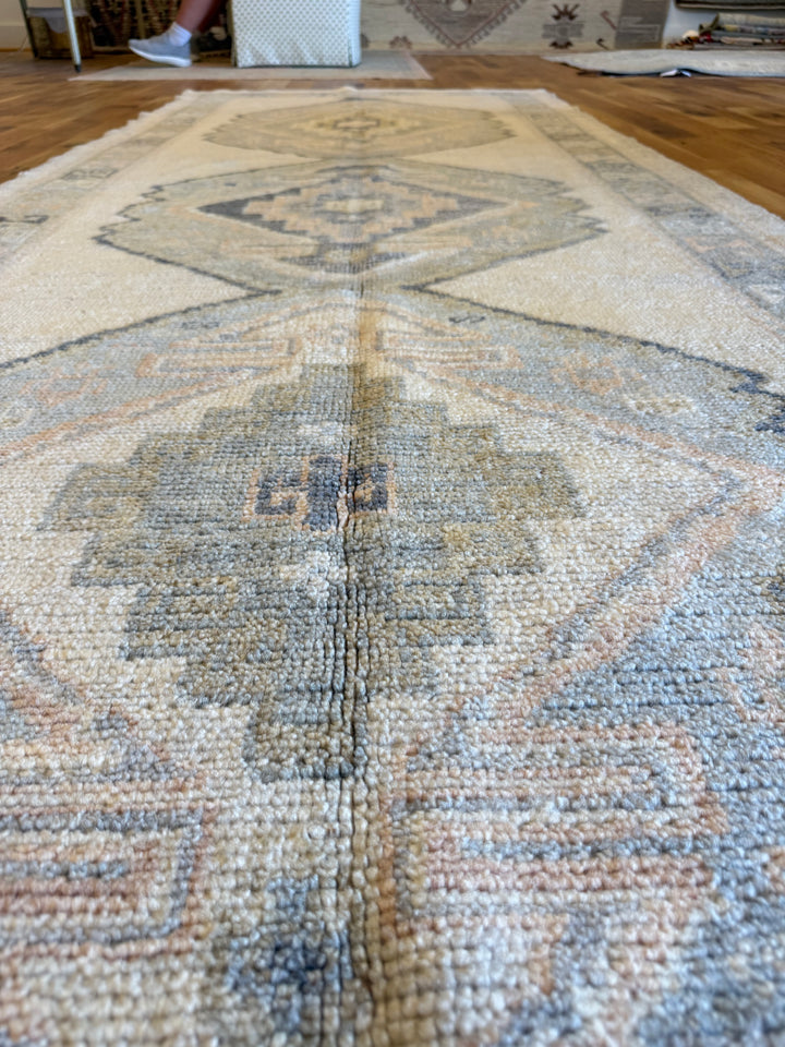 Oushak Gallery Runner 4.1x11.5 - LillieKat Rugs