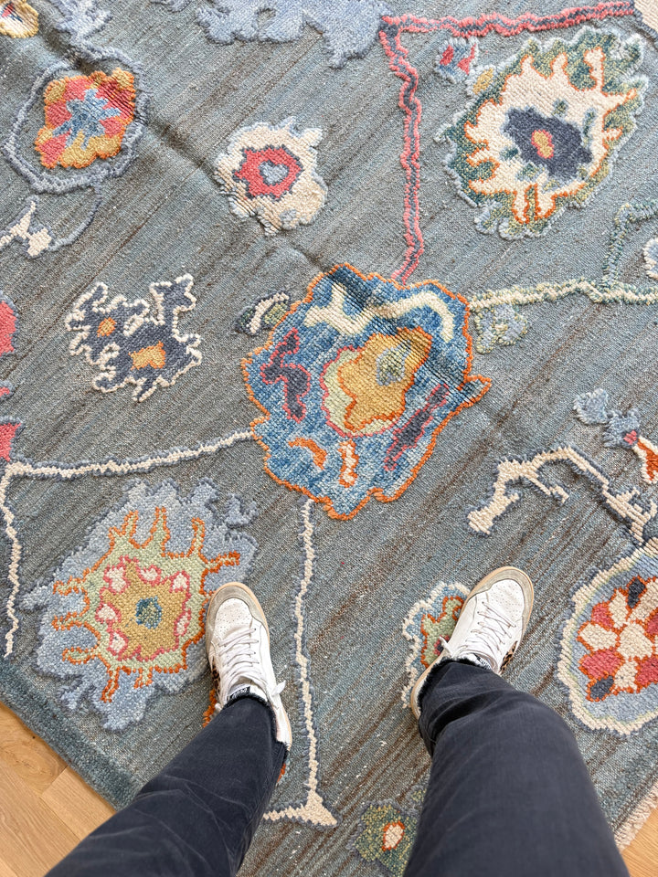 Oushak-Kilim 8.4x10.0 - LillieKat Rugs