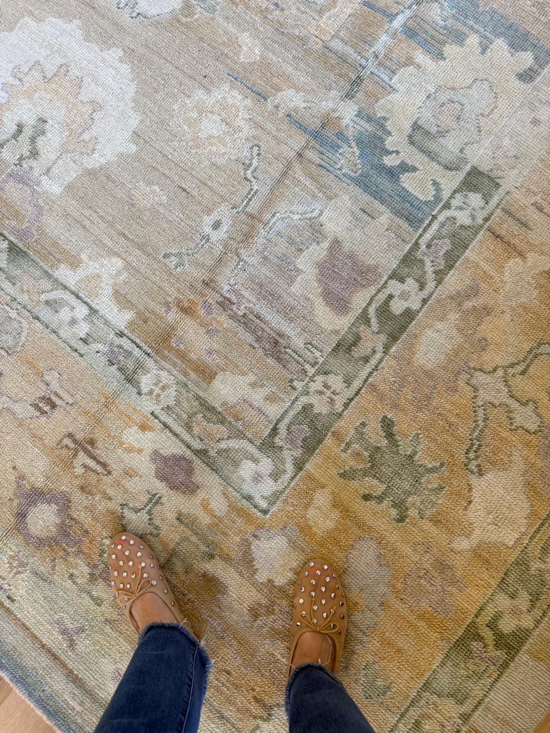 Oushak (OLD WOOL) 9.2x11.9 - LillieKat Rugs