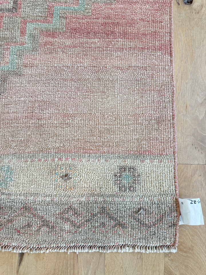 Oushak Runner 3.6x13.0
