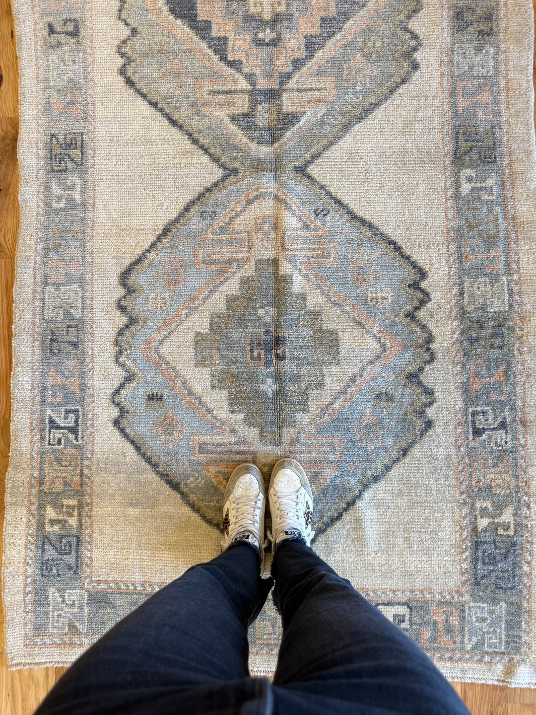 Oushak Gallery Runner 4.1x11.5 - LillieKat Rugs
