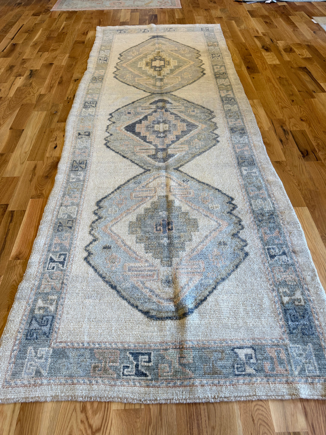 Oushak Gallery Runner 4.1x11.5 - LillieKat Rugs