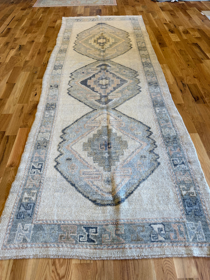 Oushak Gallery Runner 4.1x11.5 - LillieKat Rugs