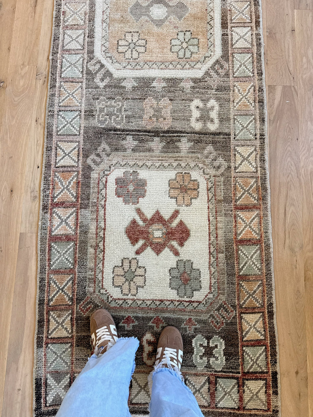 Oushak Runner (OLD WOOL) 3.1x13.7 - LillieKat Rugs