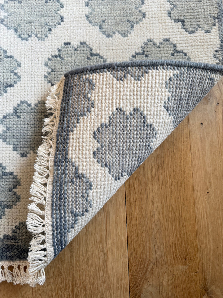 Flora (Blue) Oushak Runner 3.2x12.0 - LillieKat Rugs