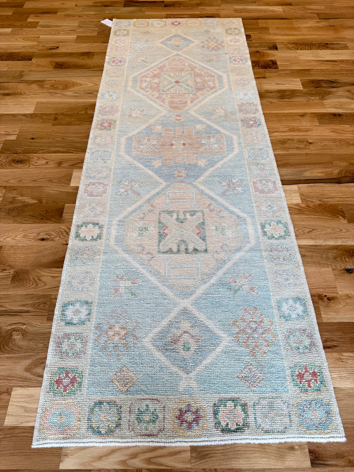 Oushak Runner 2.11x8.3 - LillieKat Rugs