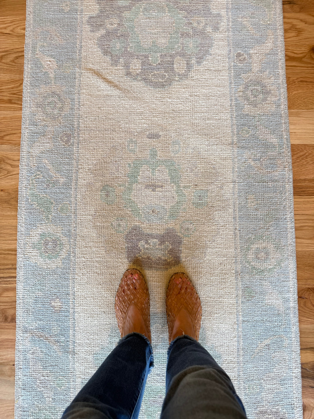Oushak Runner 2.7x9.11 - LillieKat Rugs