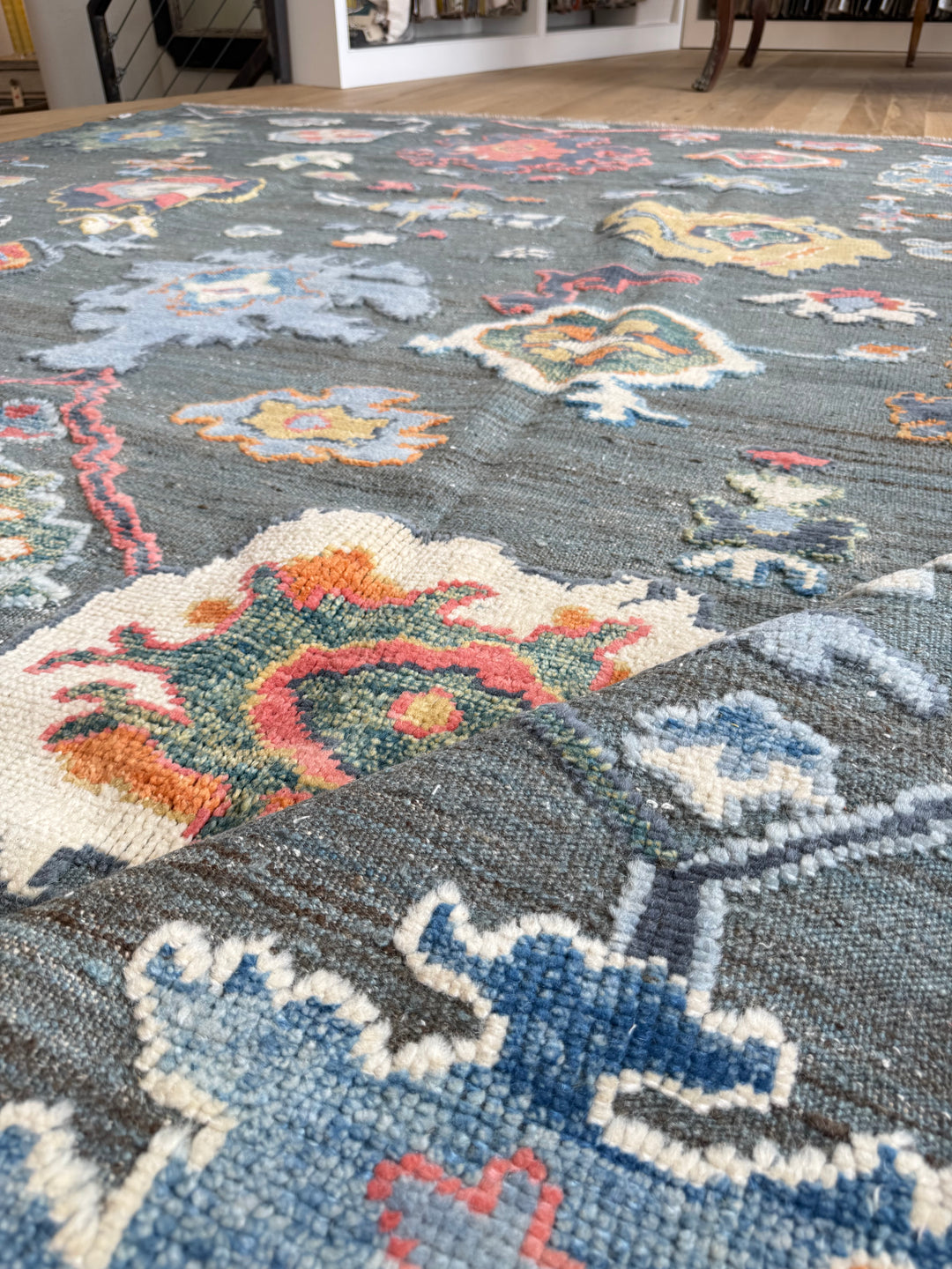 Oushak-Kilim 8.4x10.0 - LillieKat Rugs