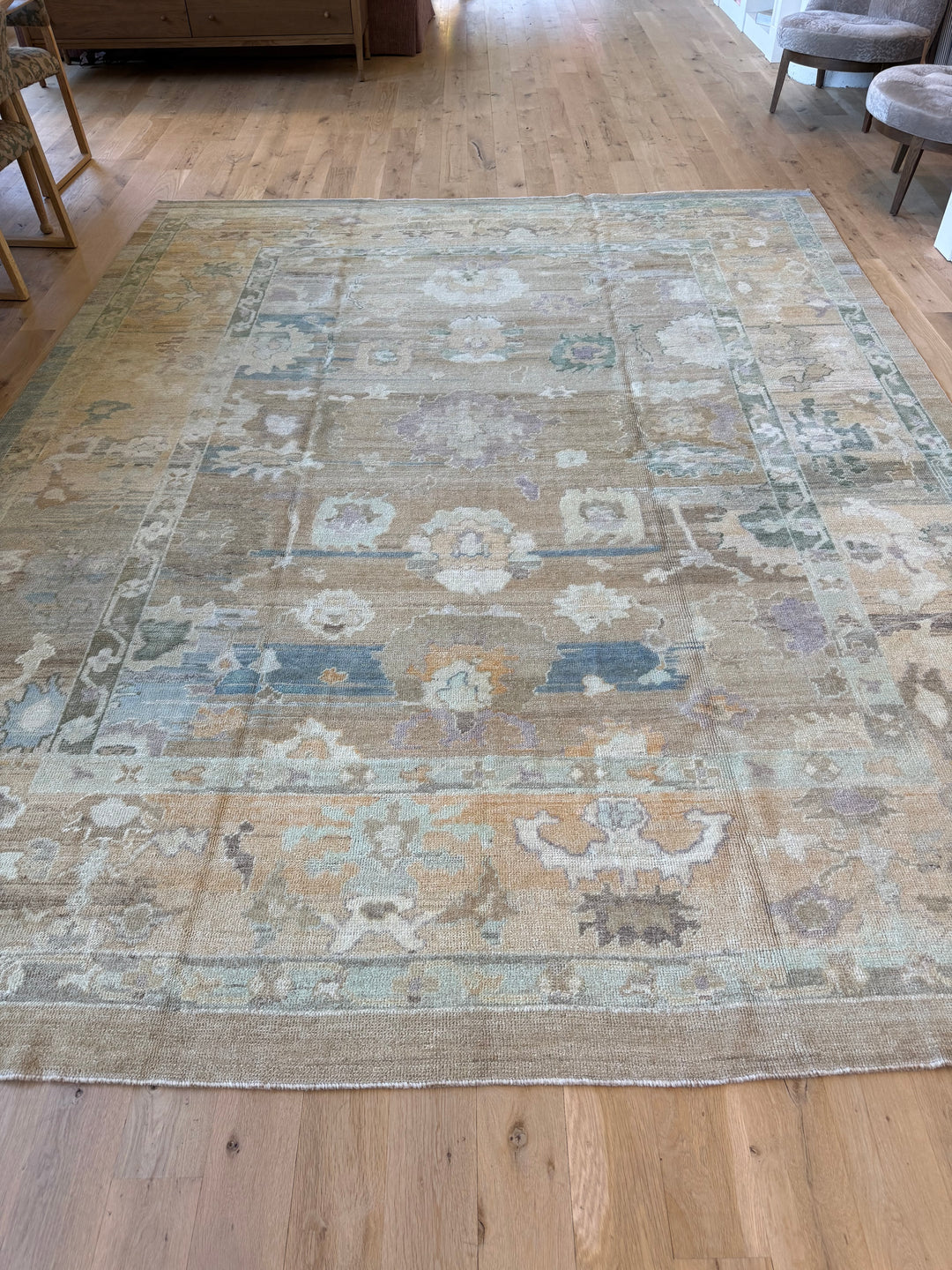 Oushak (OLD WOOL) 9.2x11.9 - LillieKat Rugs