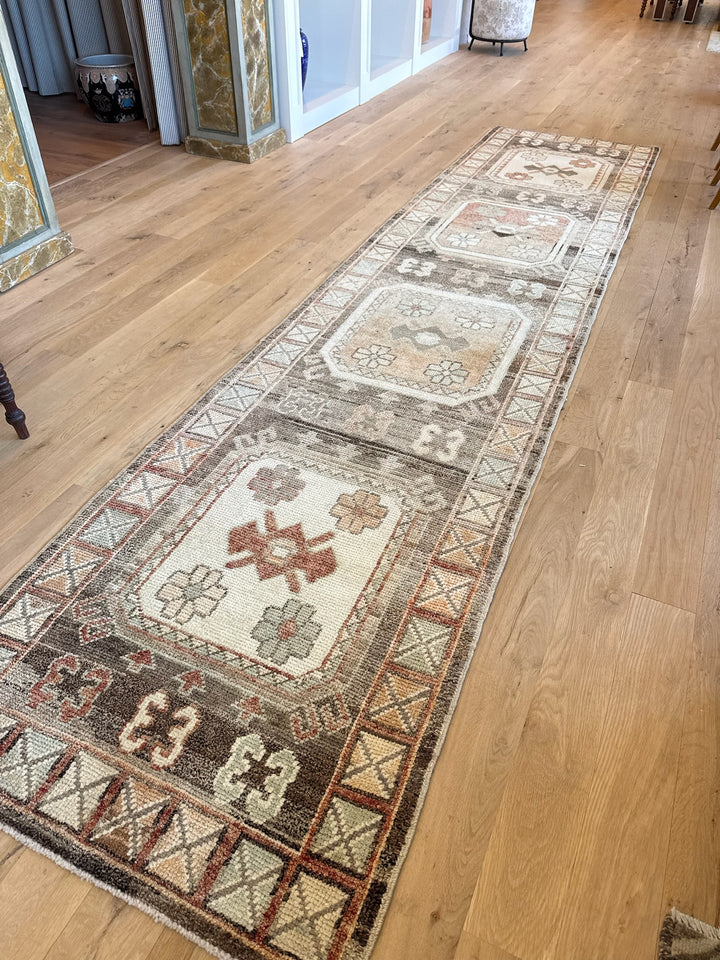 Oushak Runner (OLD WOOL) 3.1x13.7 - LillieKat Rugs