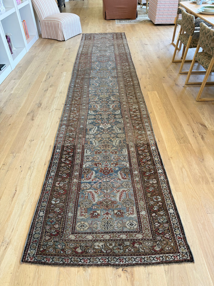 Malayer (Kurdish) Runner 3.5x16.9 - LillieKat Rugs