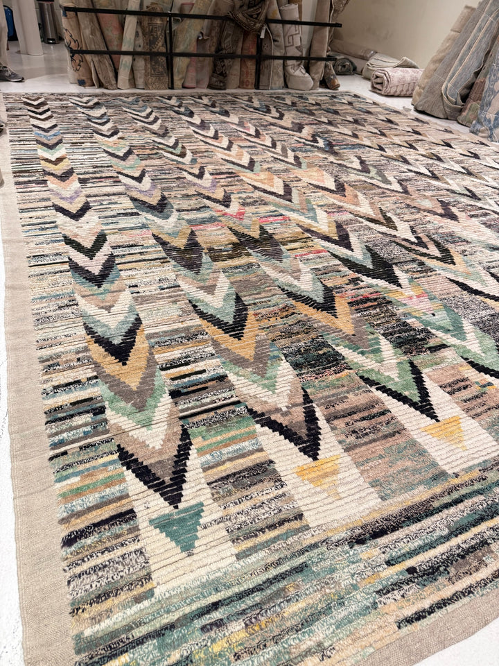 Tulu (OLD WOOL) 13.8x17.7 - LillieKat Rugs