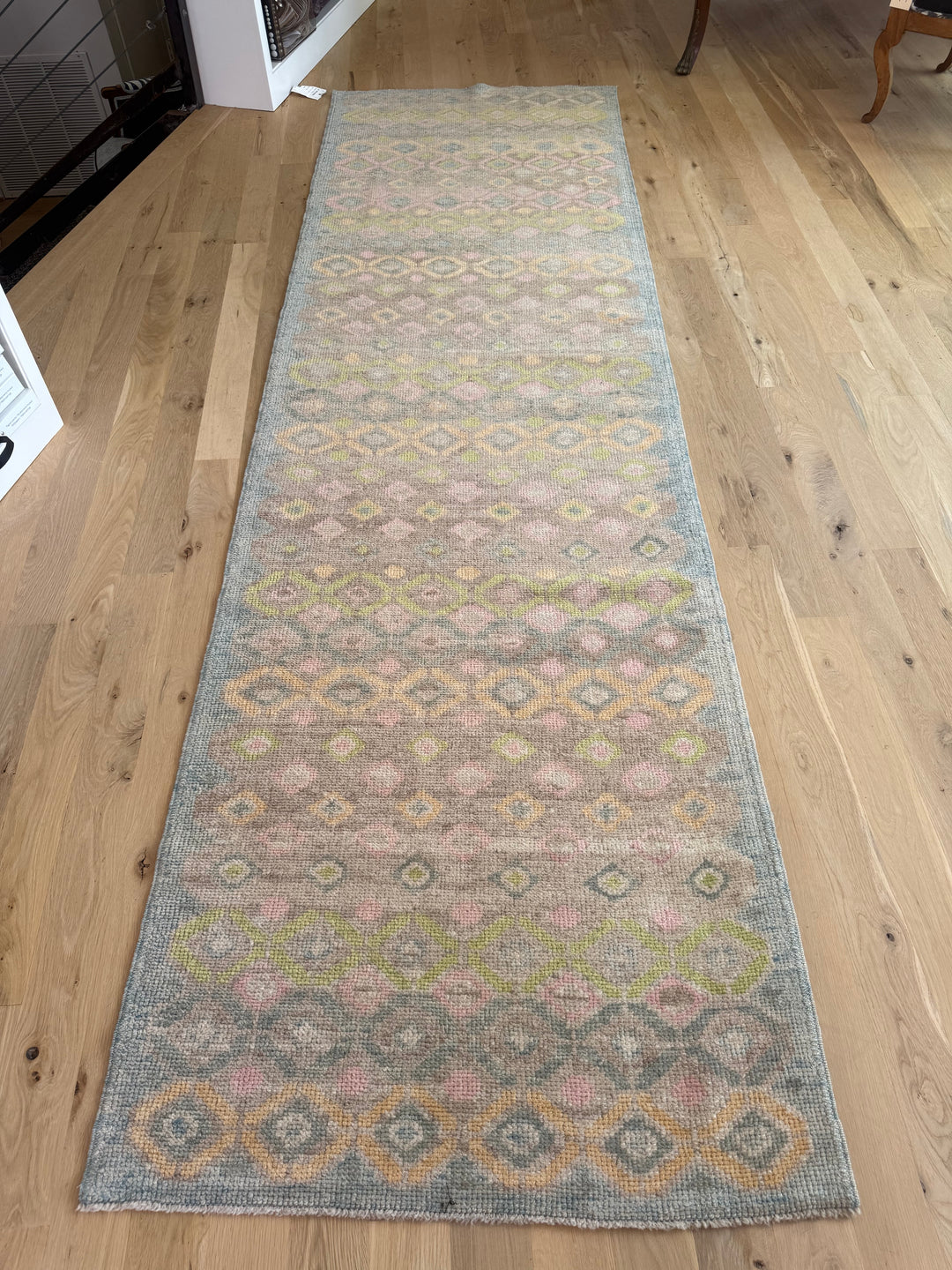 Oushak Runner 3.3x11.2 - LillieKat Rugs