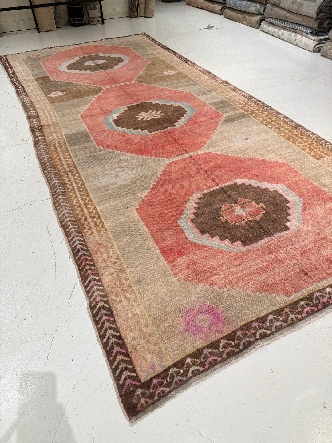 Oushak Gallery Runner 6.6x15.1