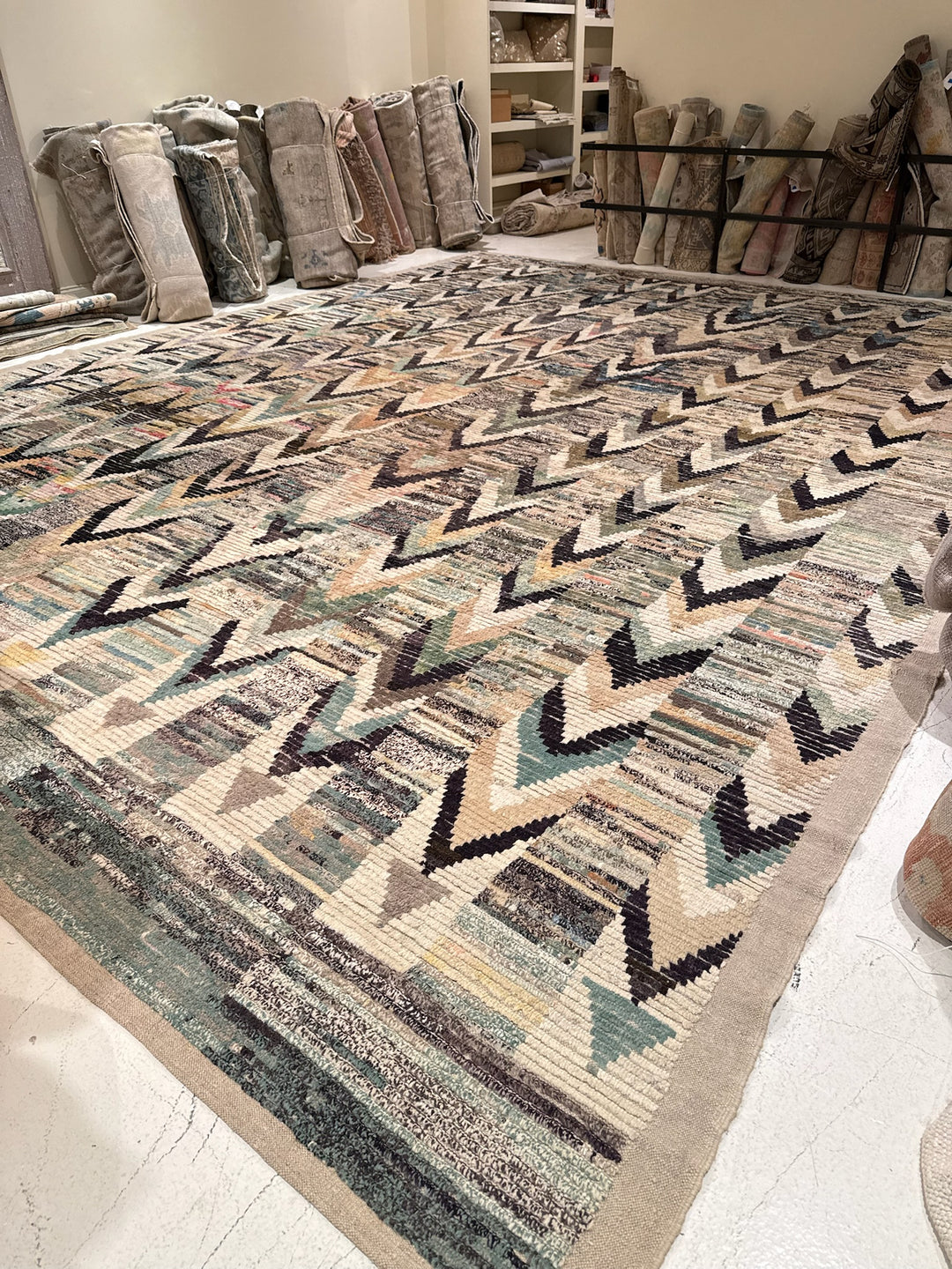 Tulu (OLD WOOL) 13.8x17.7 - LillieKat Rugs