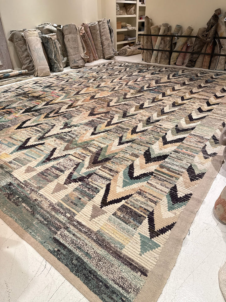 Tulu (OLD WOOL) 13.8x17.7 - LillieKat Rugs