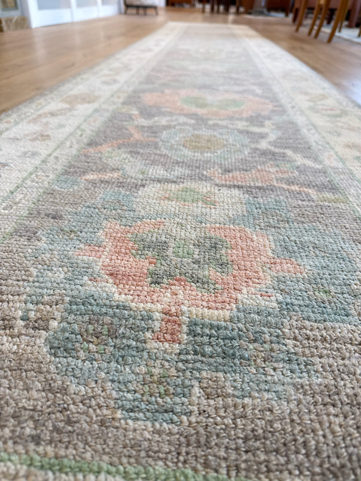 Oushak Runner 2.7x14.3 - LillieKat Rugs