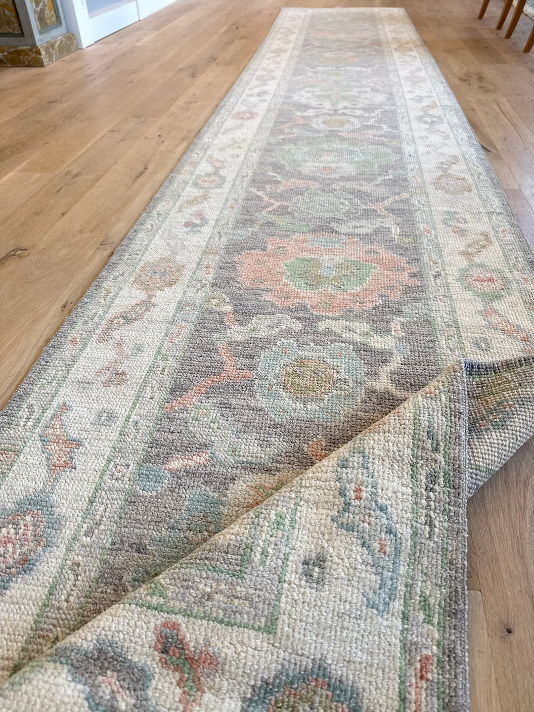 Oushak Runner 2.7x14.3 - LillieKat Rugs