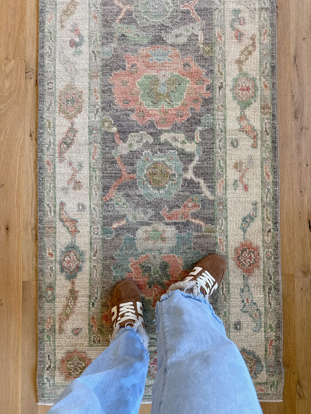 Oushak Runner 2.7x14.3 - LillieKat Rugs