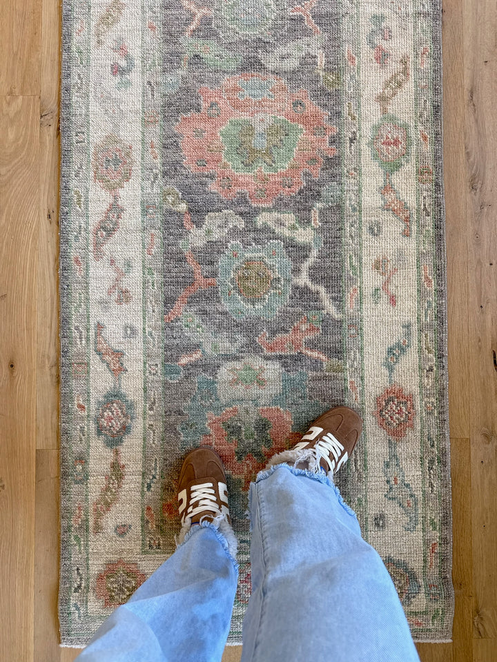 Oushak Runner 2.7x14.3 - LillieKat Rugs