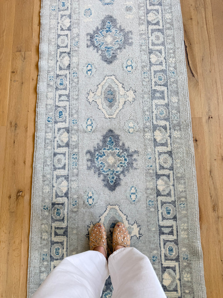 Oushak Runner 3.0x15.1 - LillieKat Rugs