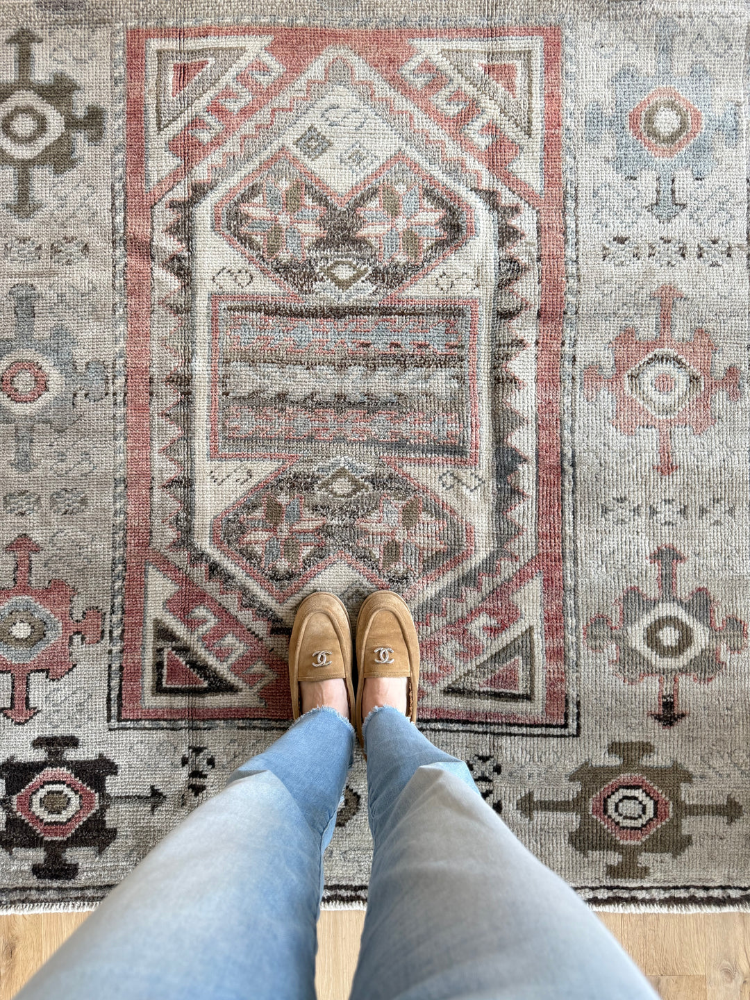 Oushak (OLD WOOL) 4.3x5.4