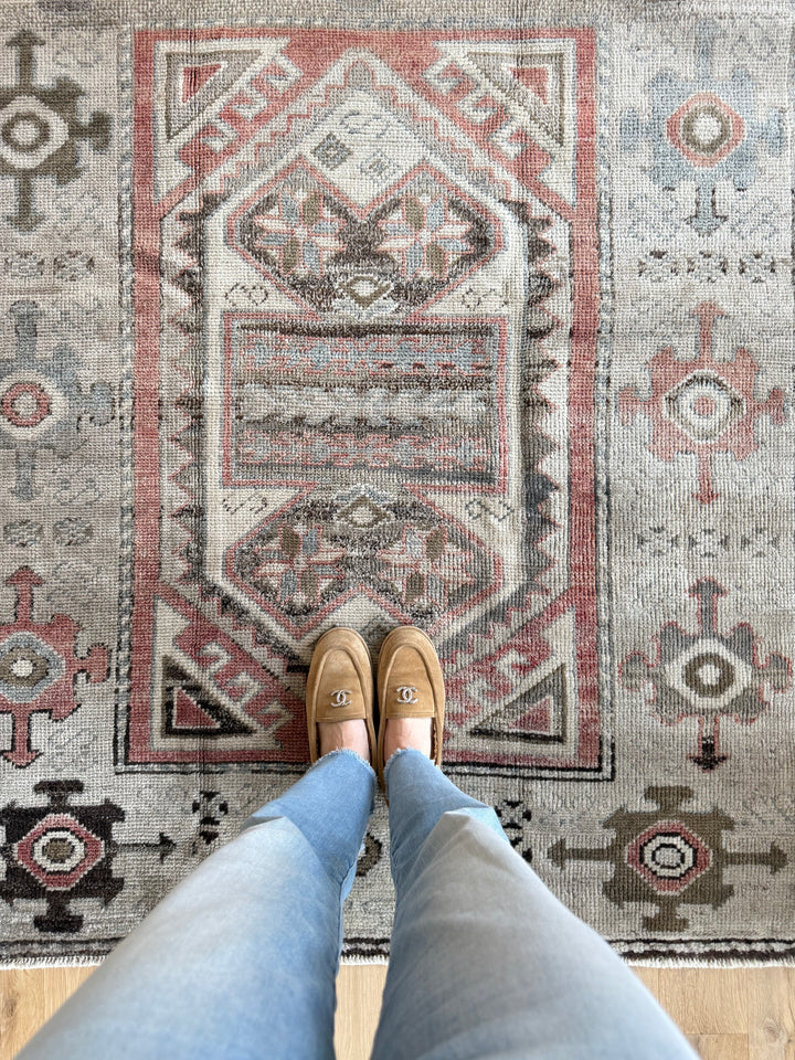 Oushak (OLD WOOL) 4.3x5.4