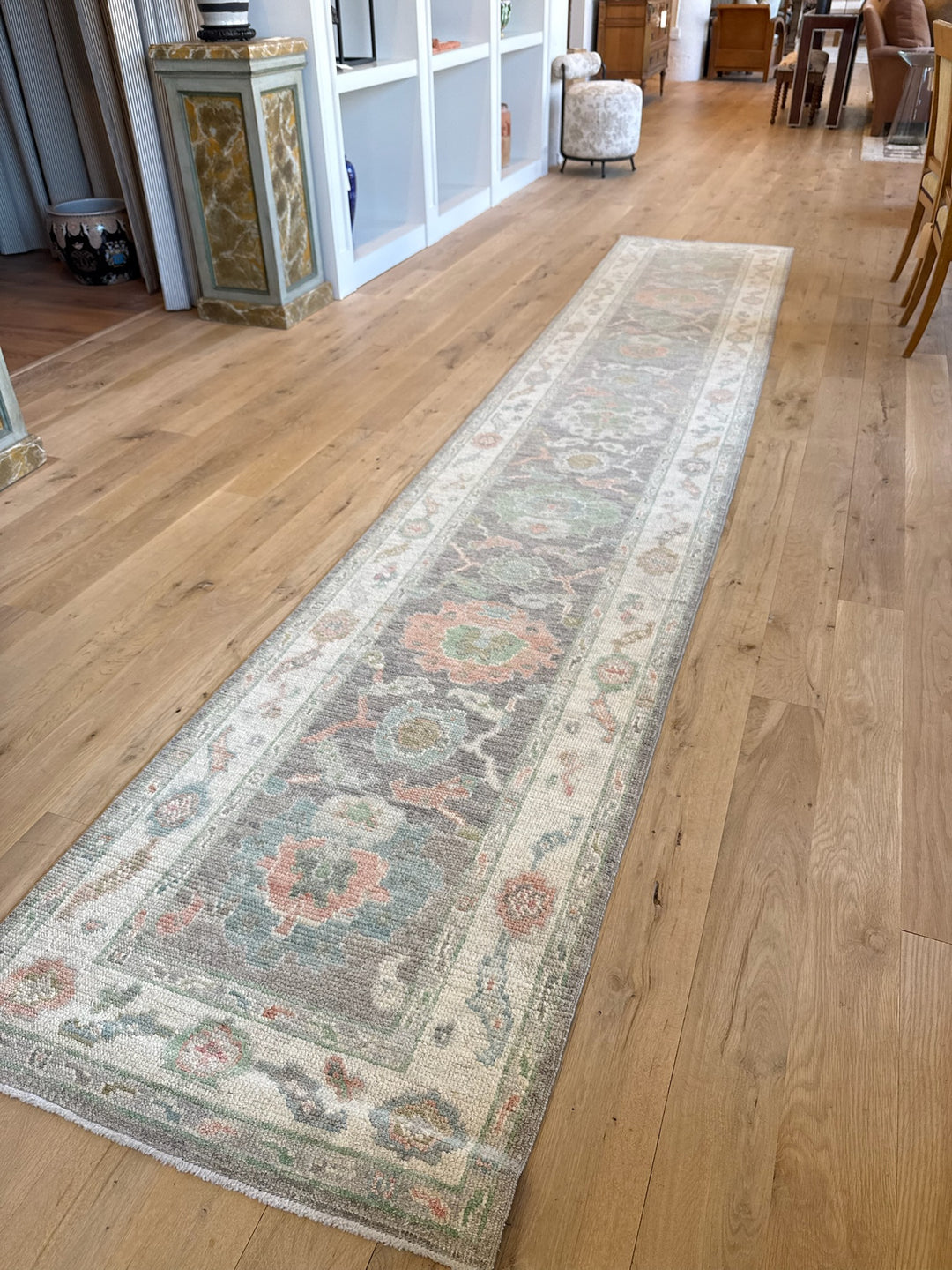 Oushak Runner 2.7x14.3 - LillieKat Rugs