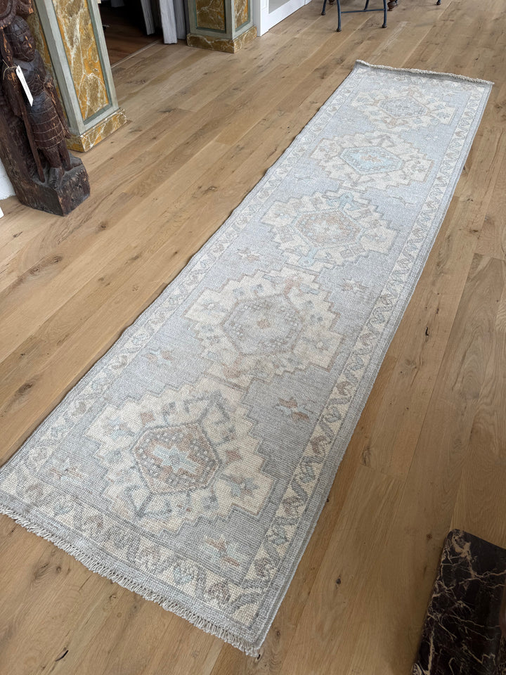 Oushak Runner 2.8x10.7 - LillieKat Rugs