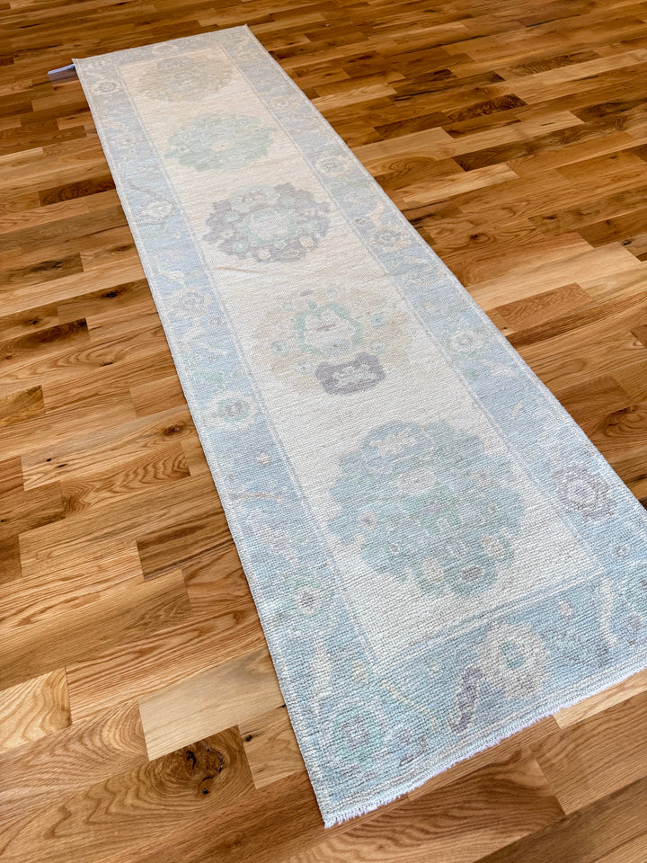 Oushak Runner 2.7x9.11 - LillieKat Rugs