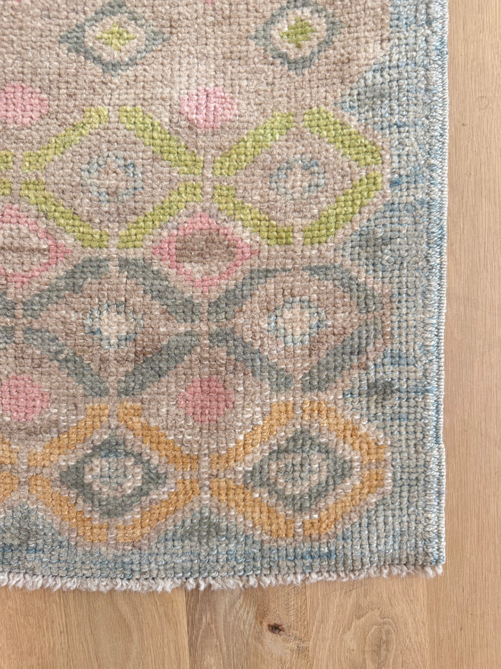 Oushak Runner 3.3x11.2 - LillieKat Rugs