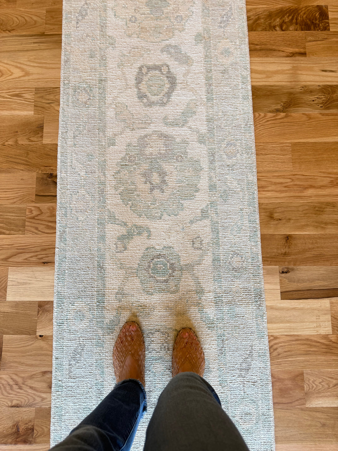 Oushak Runner 2.2x10.7 - LillieKat Rugs