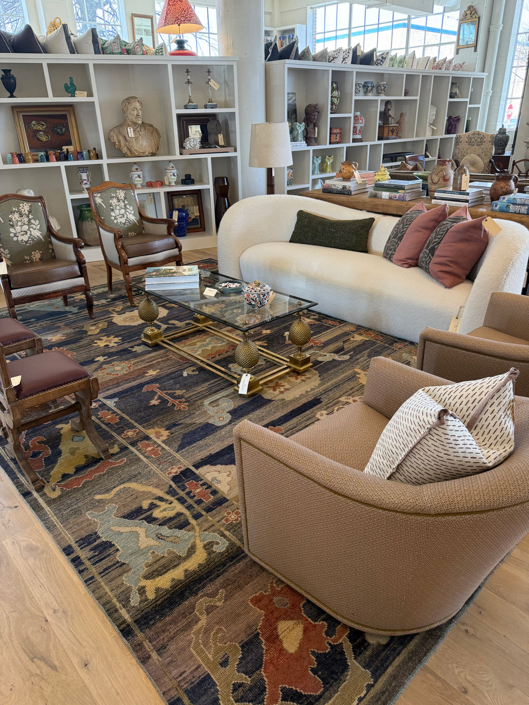 Oushak (OLD WOOL) 10.0x13.10 - LillieKat Rugs