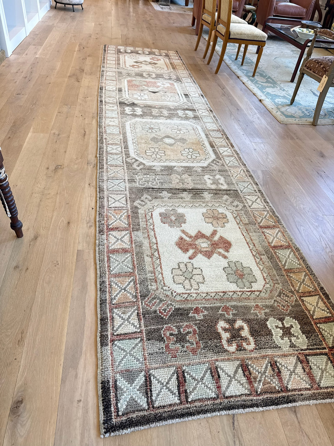 Oushak Runner (OLD WOOL) 3.1x13.7 - LillieKat Rugs