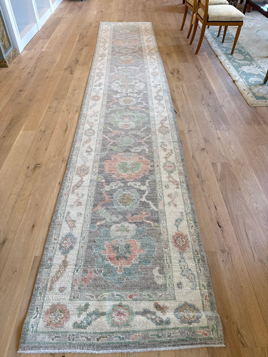 Oushak Runner 2.7x14.3 - LillieKat Rugs