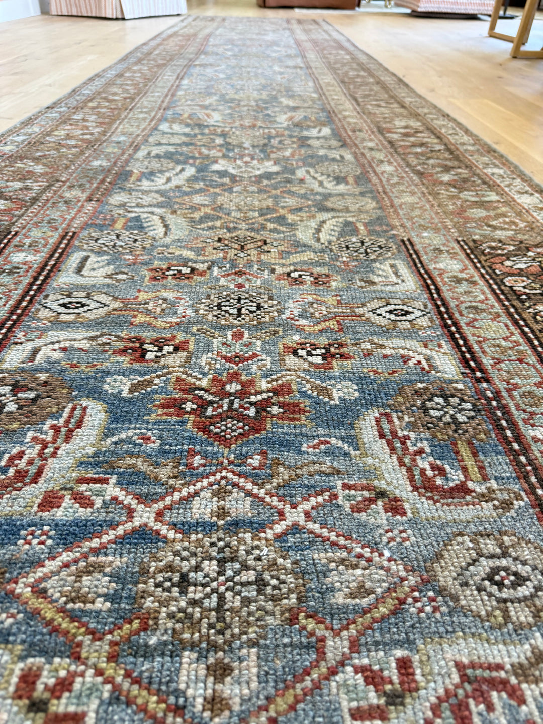 Malayer (Kurdish) Runner 3.5x16.9 - LillieKat Rugs