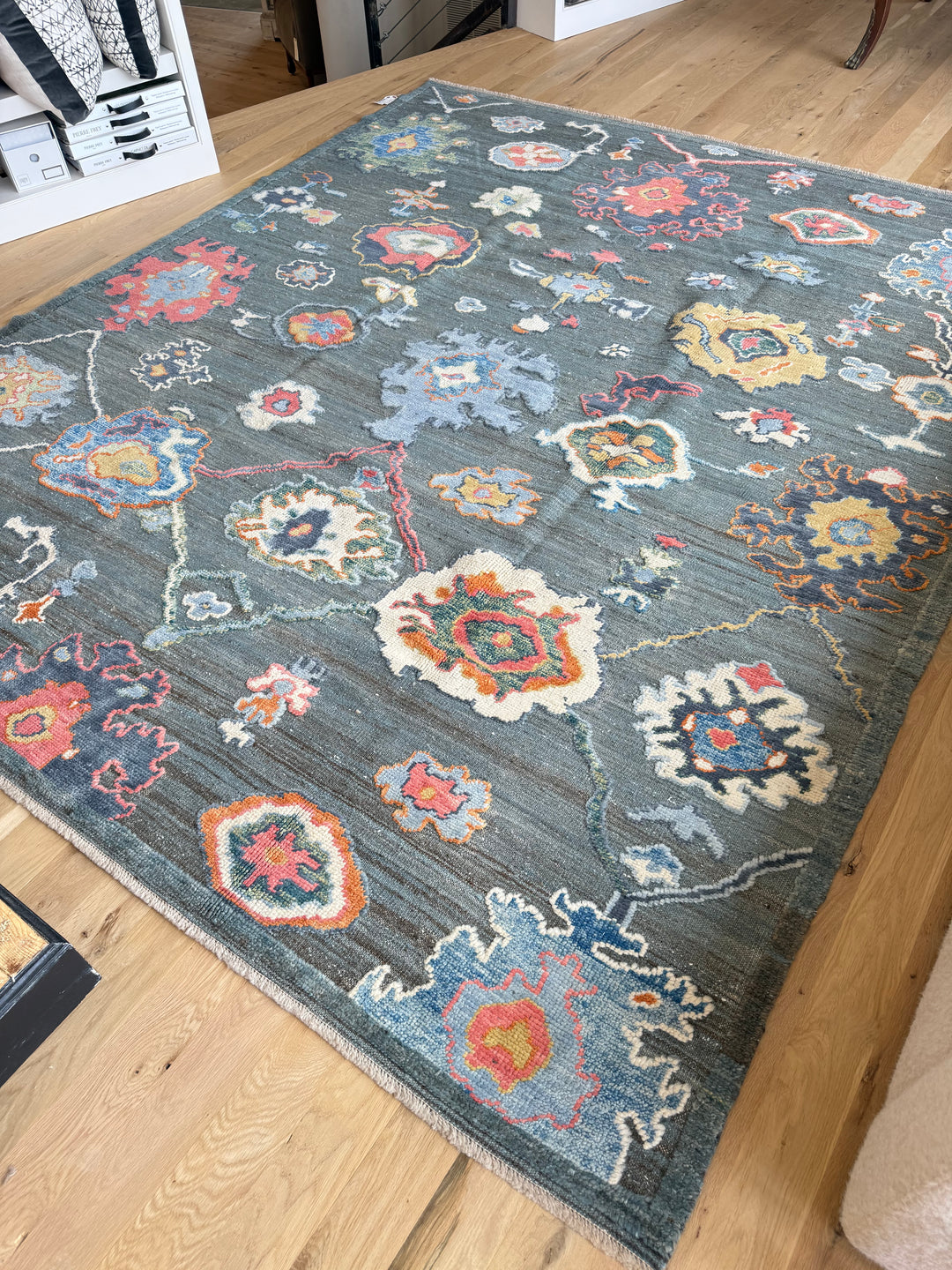 Oushak-Kilim 8.4x10.0 - LillieKat Rugs