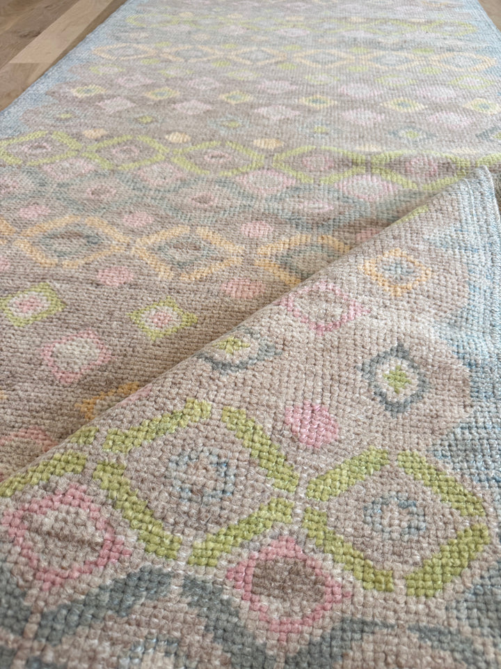 Oushak Runner 3.3x11.2 - LillieKat Rugs
