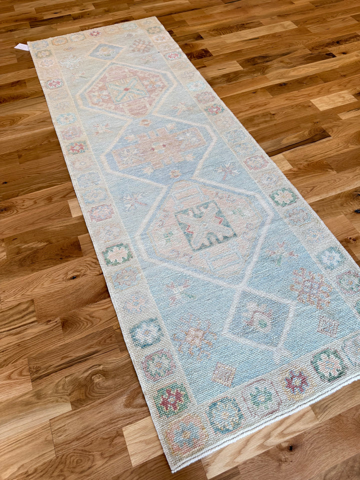 Oushak Runner 2.11x8.3 - LillieKat Rugs