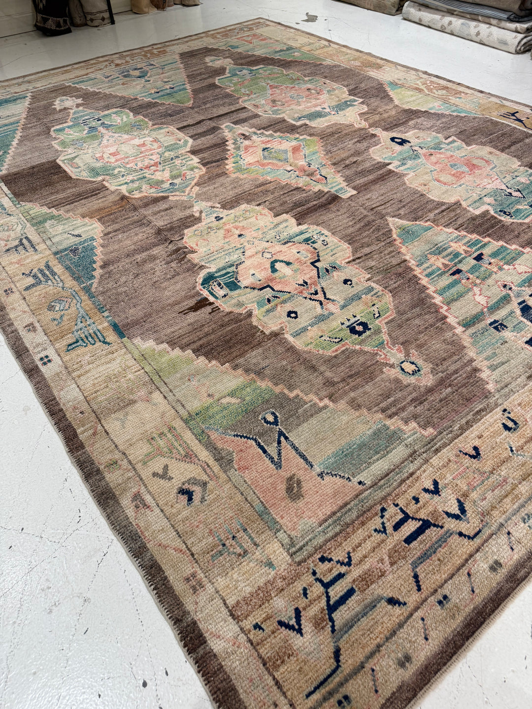 Oushak (OLD WOOL) 10.4x13.9