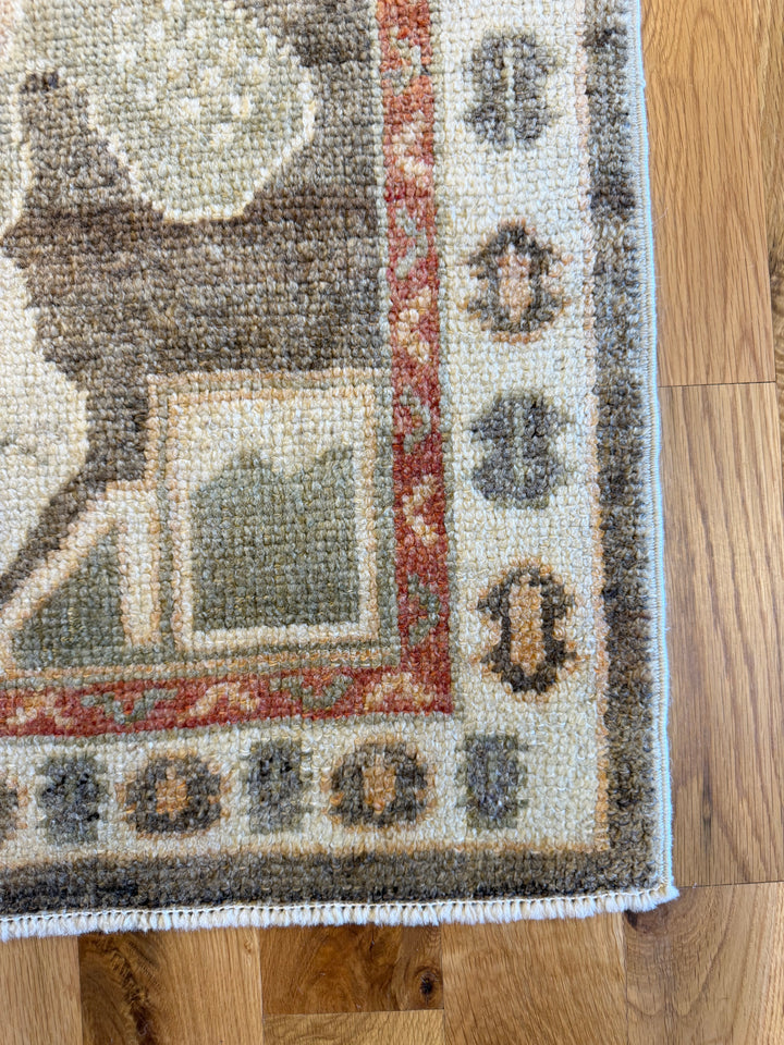 Oushak Runner (OLD WOOL) 2.8x13.10 - LillieKat Rugs