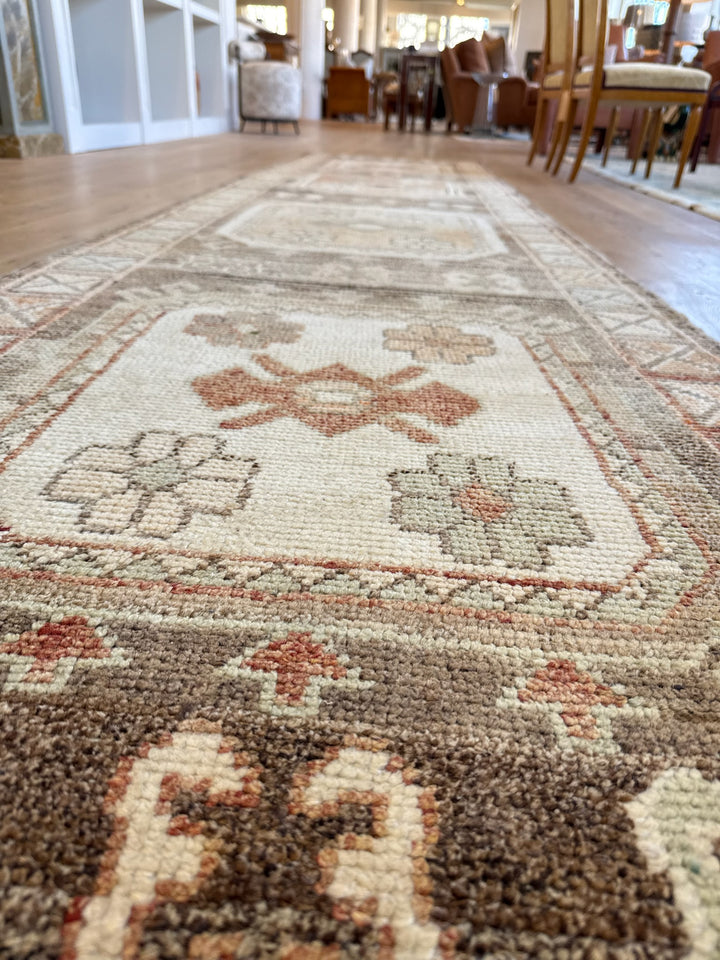 Oushak Runner (OLD WOOL) 3.1x13.7 - LillieKat Rugs