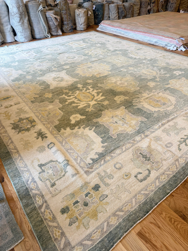Oushak 12.3x15.6 - LillieKat Rugs